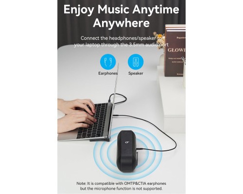 Концентратор Vention USB3.1 Type-C to HDMI/VGA/USB-C/USB3.0x3/RJ45/SD/TF/TRRS 3.5mm/PD 100W 11in1 (THTHC)