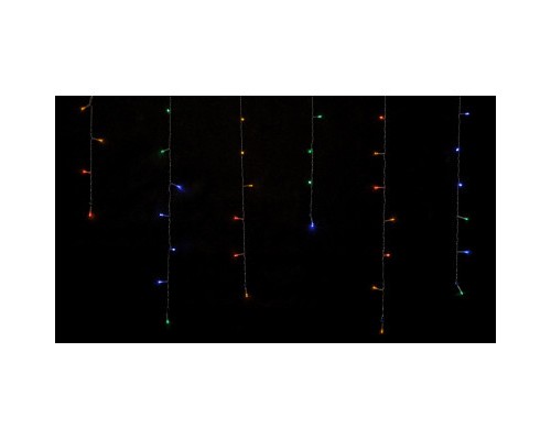 Гірлянда Delux ICICLE 100 LED C 3.2х0.7 м Мульти/Прозорий IP20 (90015254)