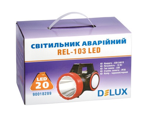 Ліхтар Delux REL-103 20 LED 10W (90018289)