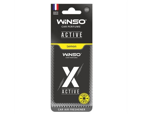 Ароматизатор для автомобіля WINSO X Active Lemon (533480) 