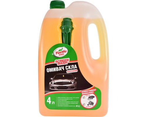 Омивач автомобільний TURTLE WAX -4 4л (S4045) Омивач автомобільний TURTLE WAX -4 4л (S4045)
