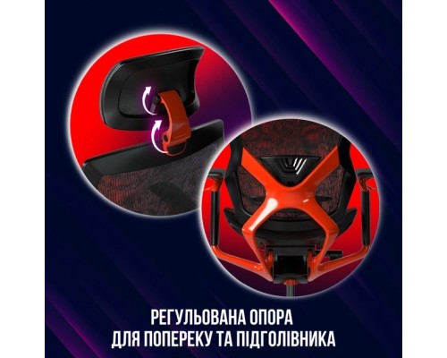 Крісло ігрове Lorgar Grace 855 Red/Black (LRG-CHR855RB)