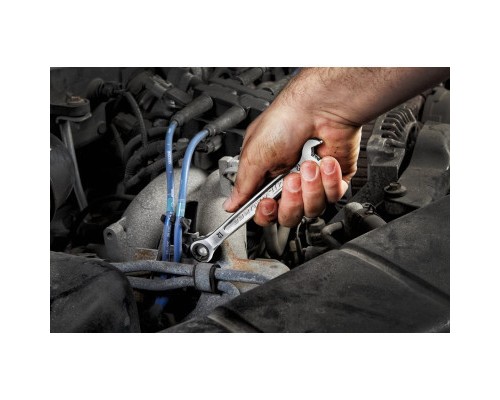 Ключ Milwaukee MAX BITE рожково-накидний з тріскачкою, 15шт, 8-22мм (4932464994)