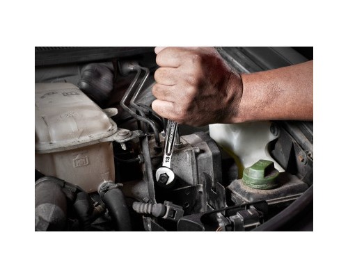 Ключ Milwaukee MAX BITE рожково-накидний з тріскачкою, 15шт, 8-22мм (4932464994)