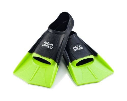 Ласти Aqua Speed Training Fins 137-38 5629 чорний, зелений 31-32 (5908217656292)