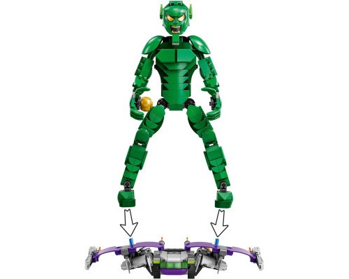 Конструктор LEGO Marvel Фігурка Зеленого гобліна для складання 471 деталь (76284)