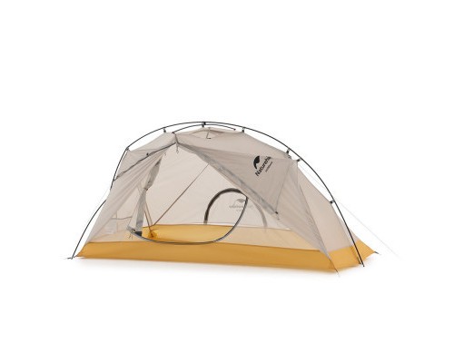 Намет Naturehike надлегкий одномісний NH21ZP003 сіро-жовтий (6927595775424)