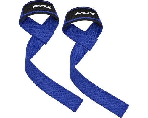 Кистьові лямки RDX W1 Gym Single Strap Blue Plus (WAN-W1U+)