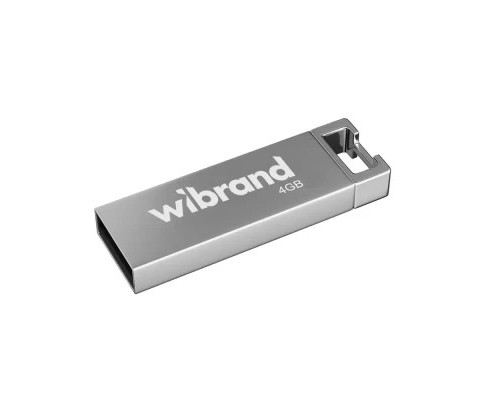 USB флеш накопичувач Wibrand 4GB Chameleon Silver USB 2.0 (WI2.0/CH4U6S) 
