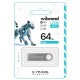 USB флеш накопичувач Wibrand 64GB Puma Silver USB 2.0 (WI2.0/PU64U1S) 
