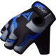 Рукавички для фітнесу RDX F6 Sumblimation Blue L (WGS-F6U-L)