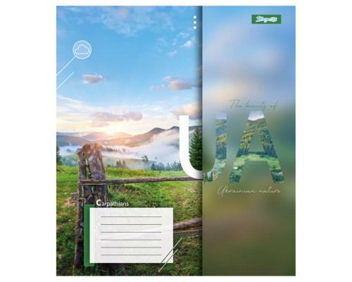 Зошит 1 вересня 1В The beauty of UA 48 аркушів лінія (767119)