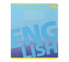 Зошит ZiBi предметний GRADIENT 48 аркушів клітинка, англійська мова (ZB.1702-14)
