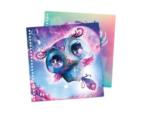 Набір для творчості Nebulous Stars Скетчбук Стікери за номерами (11129)