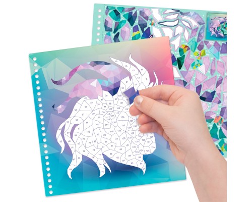 Набір для творчості Nebulous Stars Скетчбук Стікери за номерами (11129)