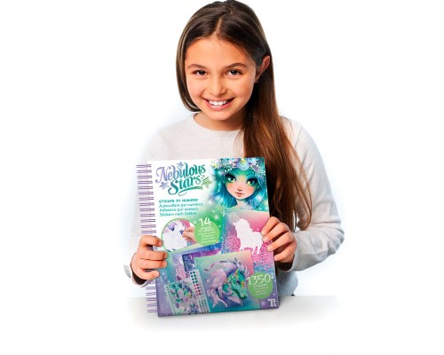 Набір для творчості Nebulous Stars Скетчбук Стікери за номерами (11129)