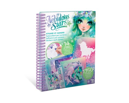 Набір для творчості Nebulous Stars Скетчбук Стікери за номерами (11129)