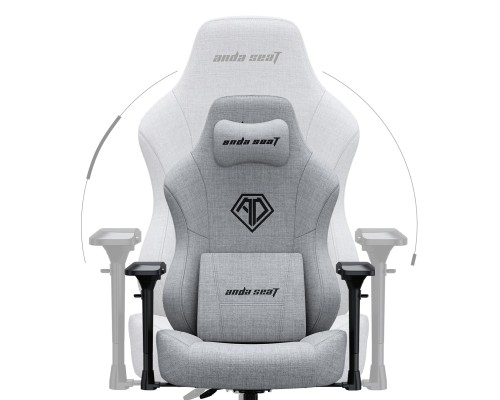 Крісло ігрове Anda Seat Phantom 3 Pro Fabric Size L Grey (AD18YC-06-G-F)