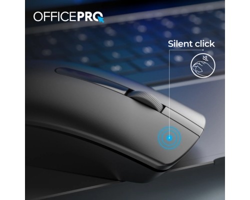 Мишка OfficePro M175B Silent Click Wireless Black (M175B)