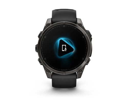 Смарт-годинник Garmin fenix 8 47mm, AMOLED, Saph, CrbnGryTi/Blk, Blk/PebbleGryBnd, GPS (010-02904-21)