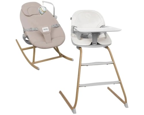 Стілець для годування Lionelo DALIA SET GREY STONE NATURAL (LO-DALIA SET GREY STONE NATURAL)