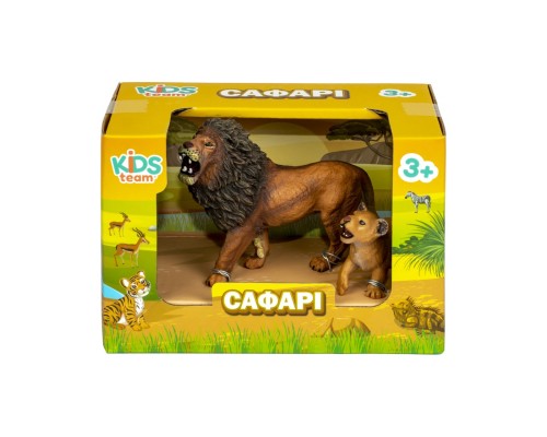 Фігурка Kids Team Сафарі Лев і левеня (Q9899-A31_1)