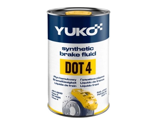 Гальмівна рідина Yuko ДОТ-4 0,455кг (4823110403297)