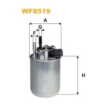 Фільтр паливний Wixfiltron WF8519