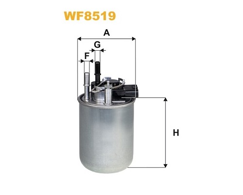 Фільтр паливний Wixfiltron WF8519