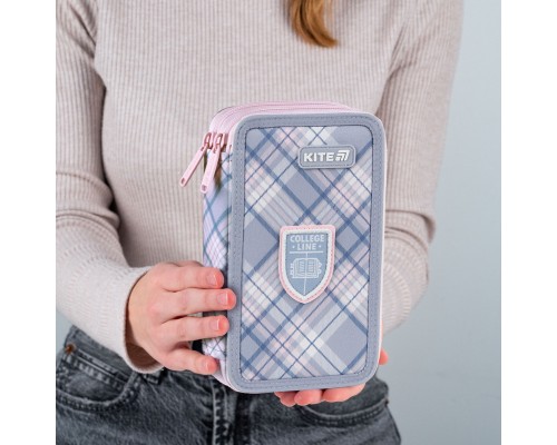 Пенал Kite 623 College Line Girl, 2 відділення (K25-623-1)