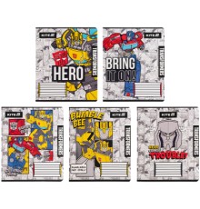 Зошит Kite Transformers, 12 аркушів, клітинка (TF25-232)