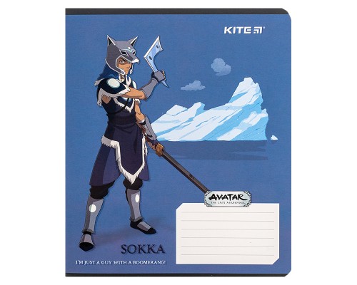 Зошит Kite Avatar, 18 аркушів, лінія (AV24-237)