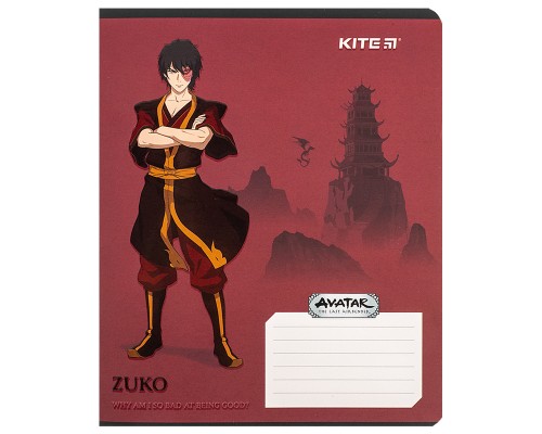 Зошит Kite Avatar, 18 аркушів, лінія (AV24-237)