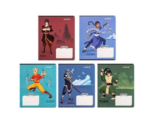 Зошит Kite Avatar, 18 аркушів, лінія (AV24-237)