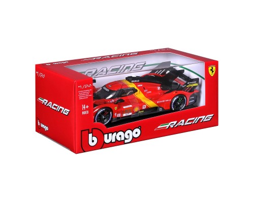 Машина Bburago Ferrari 499P LMH (124) (18-26309)
