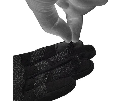 Рукавички для фітнесу RDX W1 Full Finger Plus Grey S (WGA-W1FG-S+)