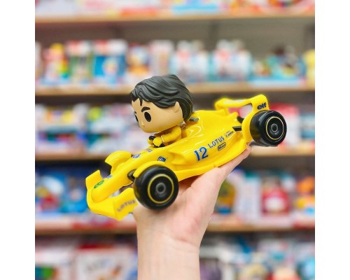 Фігурка Funko Pop серии Формула-1: Айртон Сенна в болиде (86181)