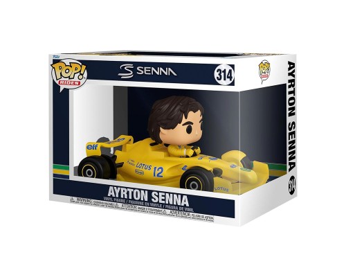 Фігурка Funko Pop серии Формула-1: Айртон Сенна в болиде (86181)