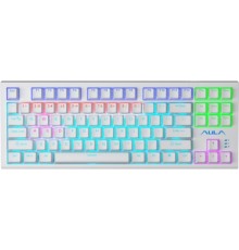 Клавіатура Aula F3032 White keycaps plus 21 Yellow keys KRGD Brown USB UA White (6948391201757)