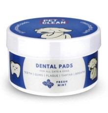 Вологі серветки для тварин Pet Clean PET DENTAL WIPES для гігієни та чистки зубів тварин 50 шт (8939111099134)