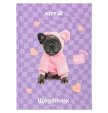 Щоденник шкільний Kite Studio Pets, тверда обкладинка (SP25-262-2)