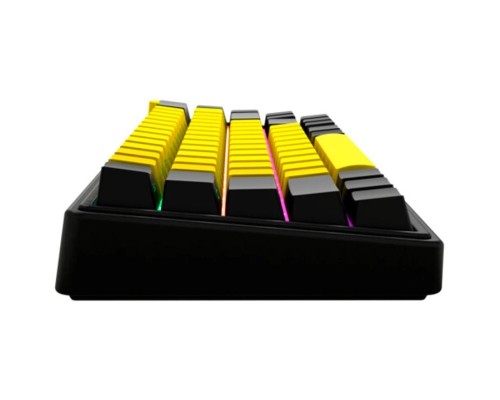 Клавіатура Lorgar KBP70MW Pro RGB Wireless/Bluetooth/USB UA Black/yellow (LRG-KBP70MW-YL-US)