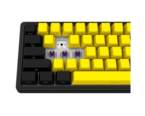 Клавіатура Lorgar KBP70MW Pro RGB Wireless/Bluetooth/USB UA Black/yellow (LRG-KBP70MW-YL-US)
