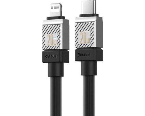 Дата кабель USB-C to Lightning 2.0m CoolPlay Fast Charging 20W black Baseus (CAKW000101)