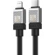 Дата кабель USB-C to Lightning 2.0m CoolPlay Fast Charging 20W black Baseus (CAKW000101)