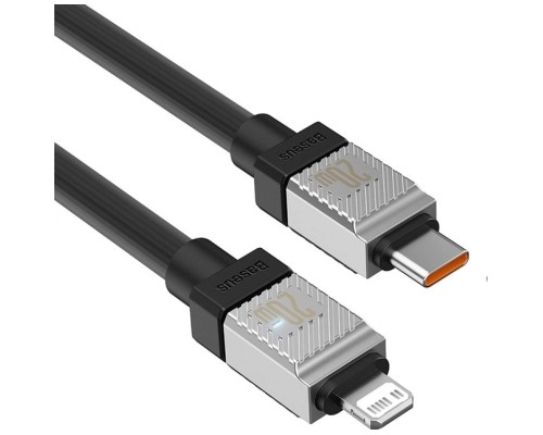 Дата кабель USB-C to Lightning 2.0m CoolPlay Fast Charging 20W black Baseus (CAKW000101)