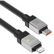 Дата кабель USB-C to Lightning 2.0m CoolPlay Fast Charging 20W black Baseus (CAKW000101)