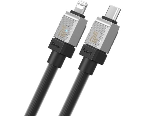 Дата кабель USB-C to Lightning 2.0m CoolPlay Fast Charging 20W black Baseus (CAKW000101)