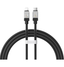 Дата кабель USB-C to Lightning 2.0m CoolPlay Fast Charging 20W black Baseus (CAKW000101)