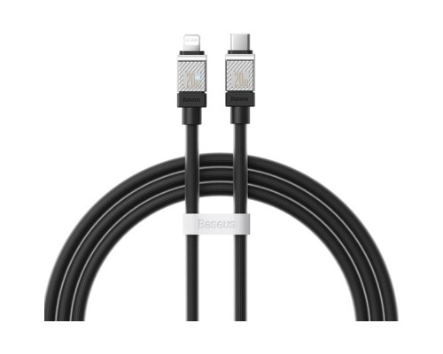 Дата кабель USB-C to Lightning 2.0m CoolPlay Fast Charging 20W black Baseus (CAKW000101)